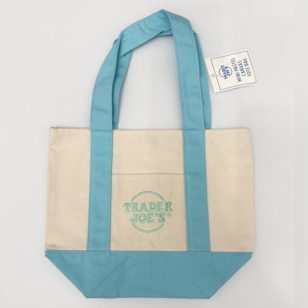 Trader Joe's Mini Canvas Tote Bag
